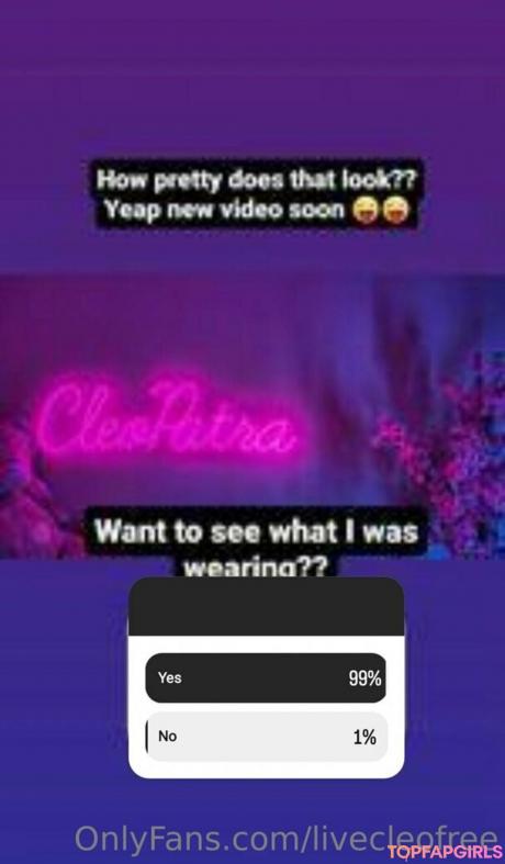 Livecleofree nude leaked OnlyFans pic
